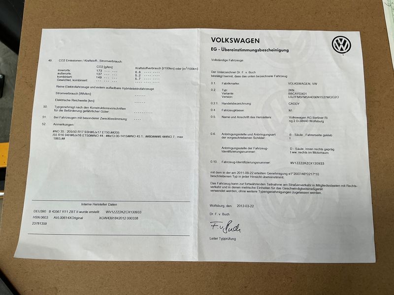 Volkswagen Caddy 1.6 TDI Maxi Kasten 2012 – снимка 6