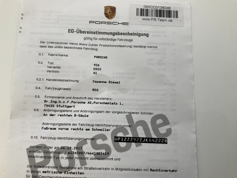 Porsche Cayenne Diesel Platinum Edition 2017 – снимка 22