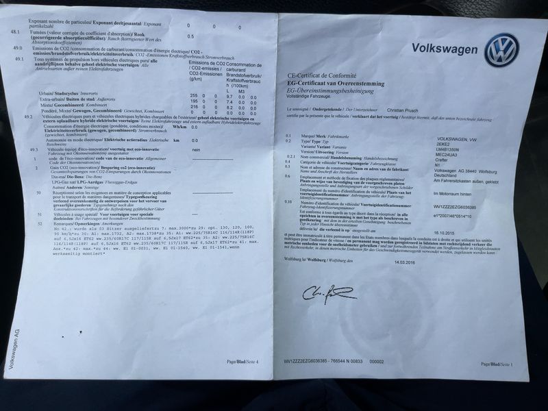 Volkswagen Crafter 2.0 TDI Kasten 35 mittlerer Radstand mit Hochdach 2016 – снимка 21