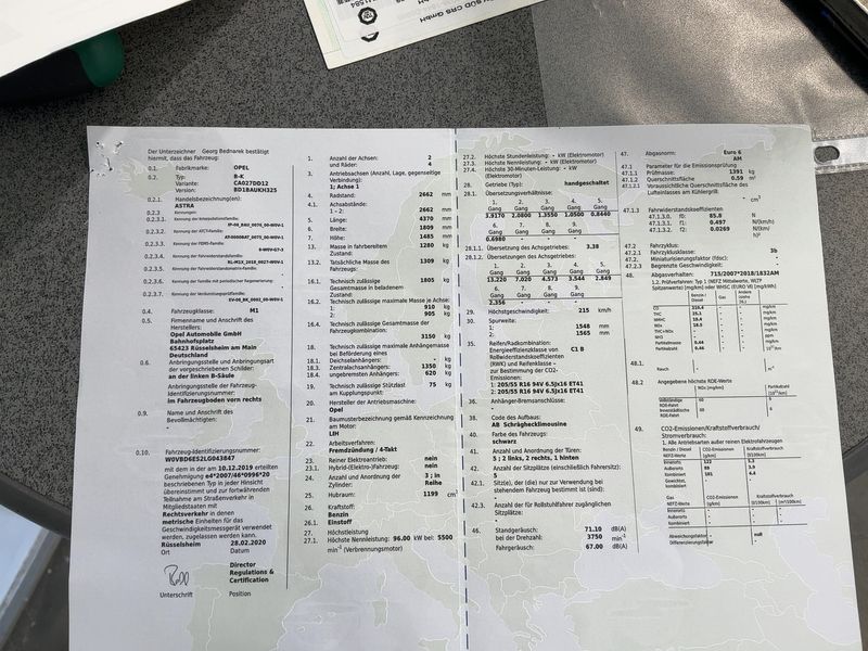 Opel Astra 1.2 Turbo Edition Start/Stop 2020 – снимка 21