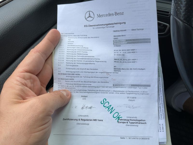 Mercedes-Benz V-Klasse V 300 d AVANTGARDE lang 2020 – снимка 21