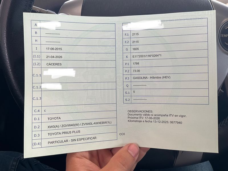 Toyota Prius+ 1.8 ECO 2015 – снимка 20