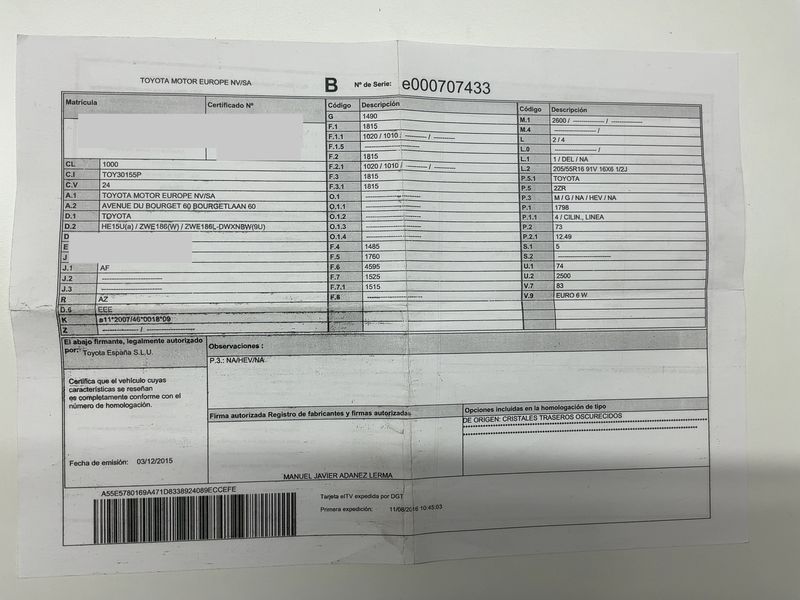 Toyota Auris Touring Sports 1.8 Hybrid Active 2016 – снимка 21