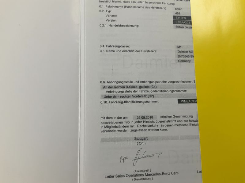 Smart fortwo 0.9 Turbo Basis passion 2019 – снимка 21