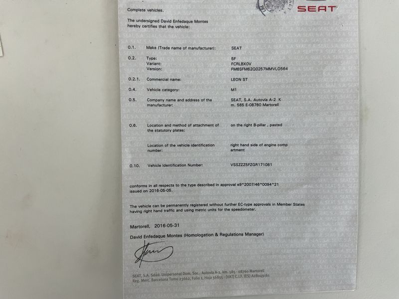 Seat Leon 2.0 TDI FR 2016 – снимка 22