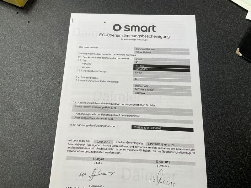 Smart forfour 0.9 Turbo Basis passion 2015 – снимка 22