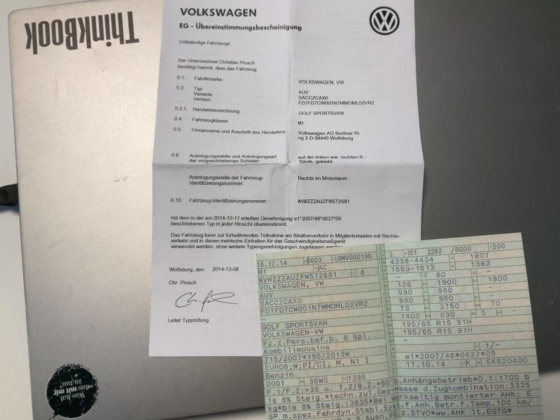 Volkswagen Golf VII Sportsvan 1.4 TSI Highline BlueMotion Tech 2014 – снимка 22