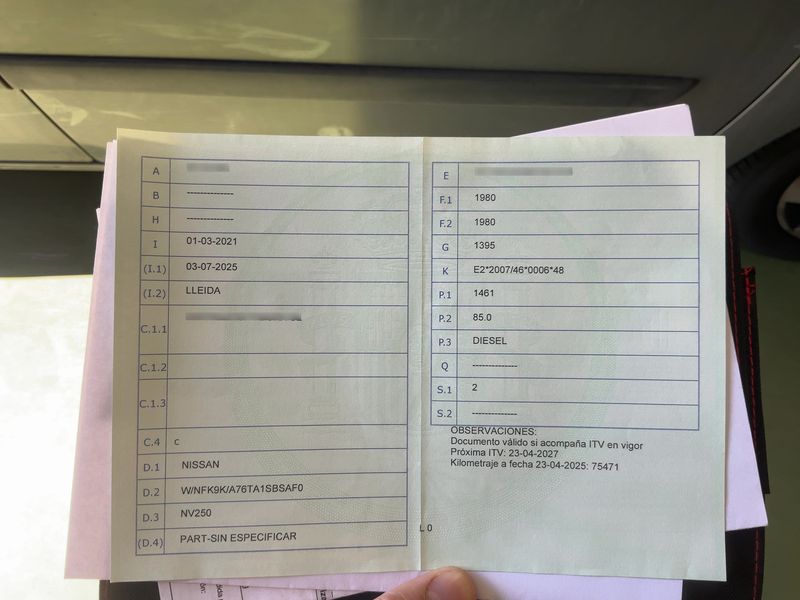Nissan NV250 1.5 dCi L1H1 2,0t Comfort 2021 – снимка 20