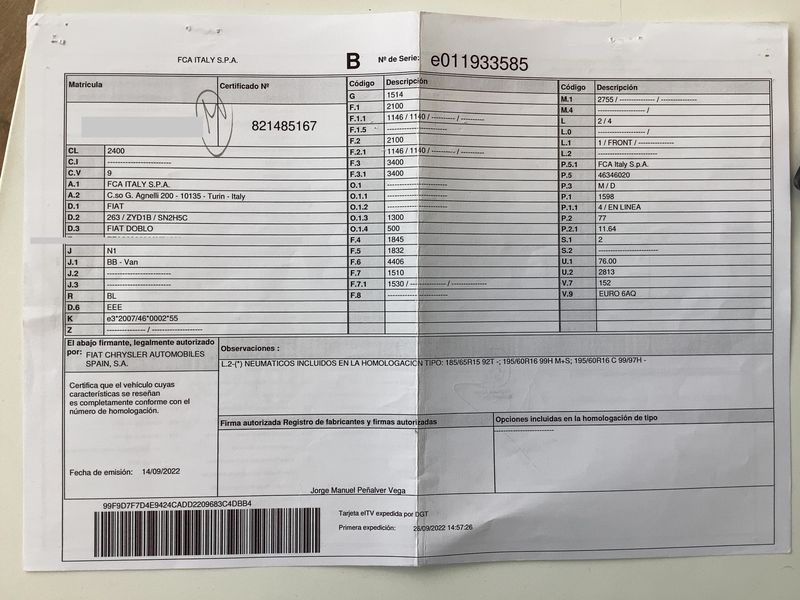 Fiat Doblo 1.6 JTDM SX Kasten 2022 – снимка 21