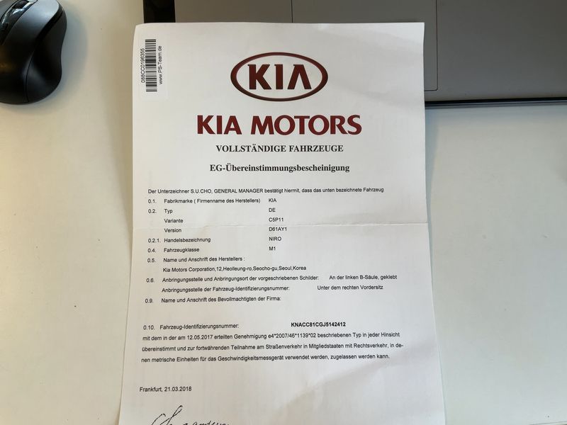 Kia Niro 1.6 Hybrid Vision 2018 – снимка 22