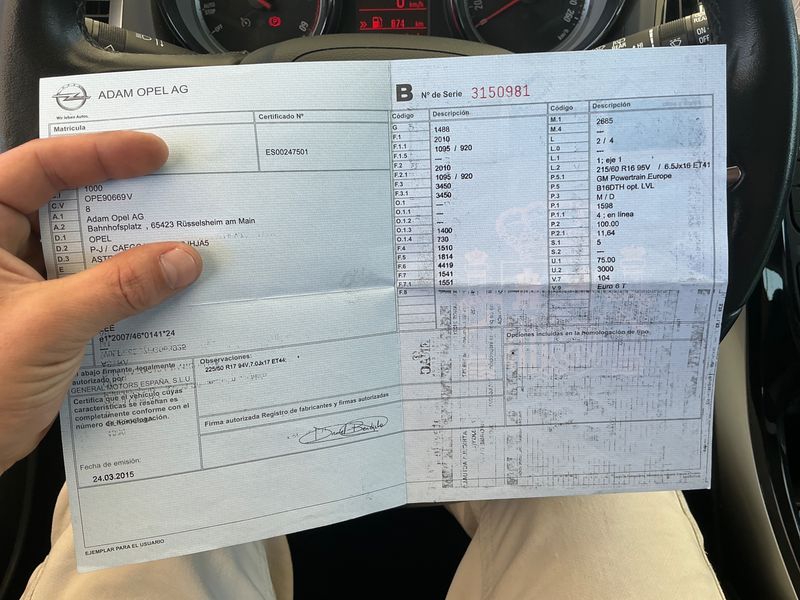 Opel Astra 1.6 CDTI DPF Excellence 2015 – снимка 6