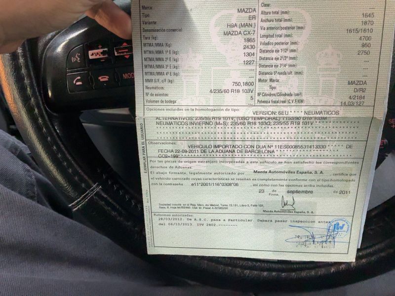 Mazda CX-7 2.2 Turbodiesel Style 2011 – снимка 21