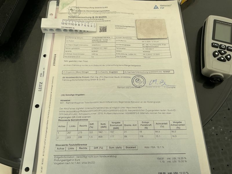 Citroen C4 2.0 HDi Exclusive 2012 – снимка на щета