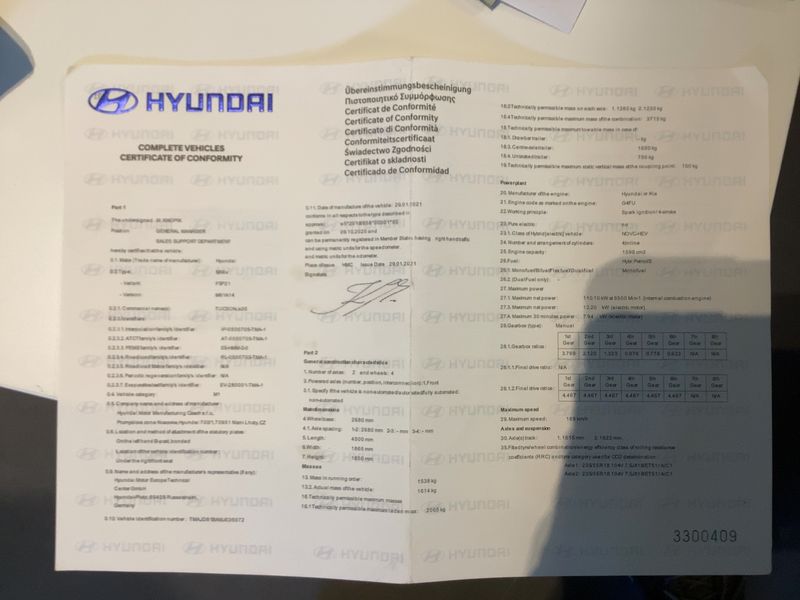 Hyundai Tucson 1.6 T-GDI Mild-Hybrid Trend 2WD 2021 – снимка 21