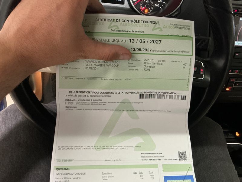 Volkswagen Golf VI 1.6 TDI Highline BlueMotion Tech 2011 – снимка на щета