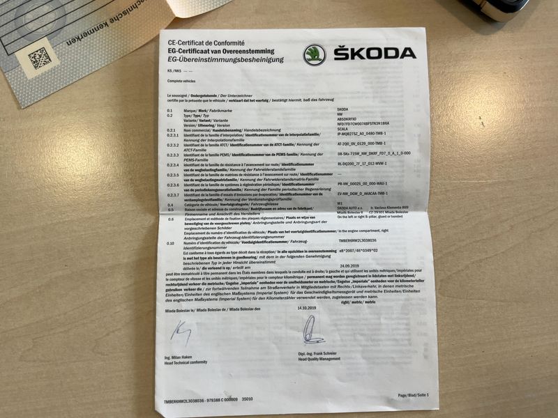 Skoda Scala 1.0 TSI Ambition 2019 – снимка 21