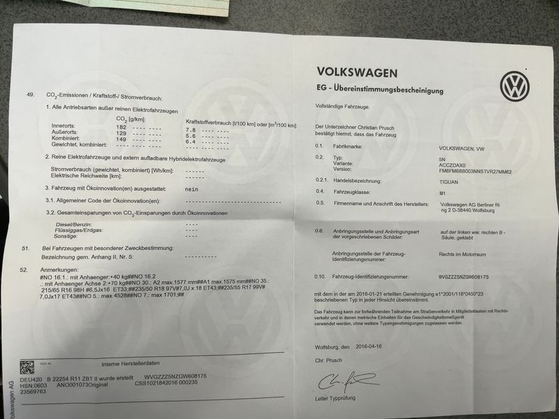 Volkswagen Tiguan 1.4 TSI CityScape BlueMotion Tech 2016 – снимка 21