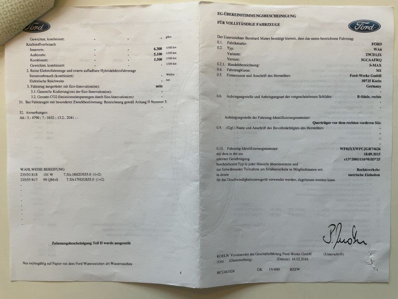 Ford S-Max 2.0 TDCi Bi-Turbo Titanium 2016 – снимка 22
