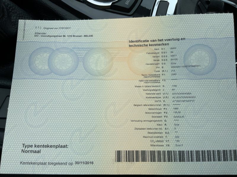 BMW 5er 520d 2013 – снимка 15