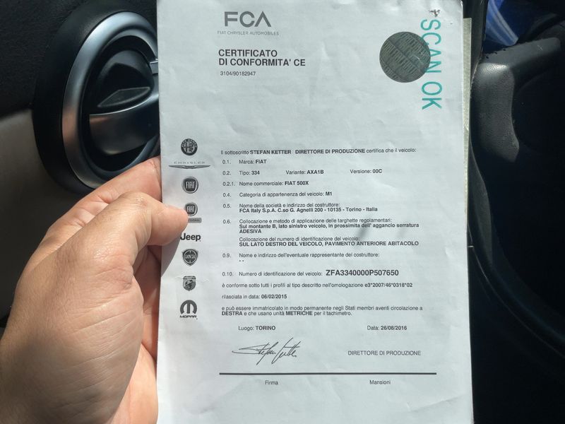 Fiat 500X 1.6 JTDM Lounge 2016 – снимка 21