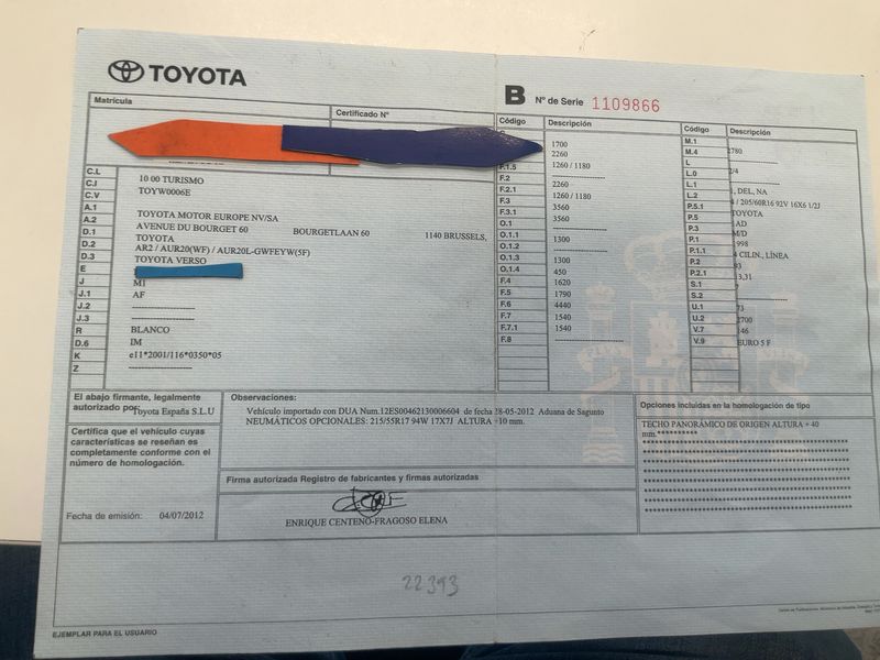 Toyota Verso 2.0 D-4D Active 2012 – снимка 21