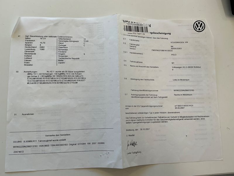 Volkswagen Polo 1.4 Trendline 2007 – снимка 6