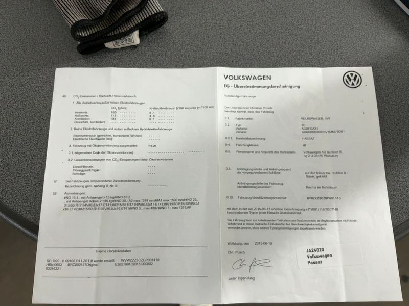 Volkswagen Passat 2.0 TDI Highline 4Motion BlueMotion Tech 2015 – снимка 21
