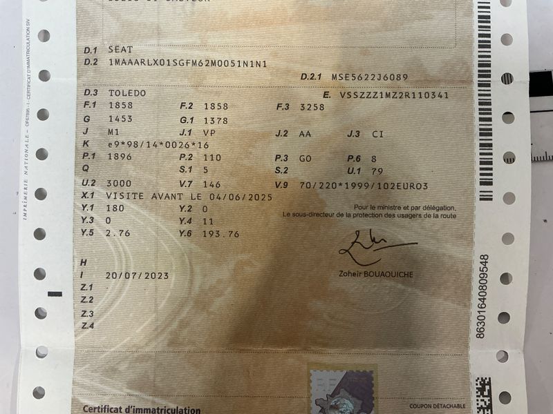 Seat Toledo 1.9 TDI TOLEDO SPORT 2003 – снимка 5