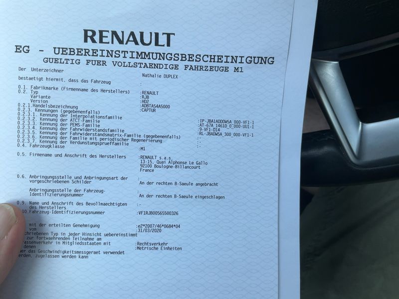 Renault Captur 1.5 BLUE dCi Intens 2020 – снимка 21