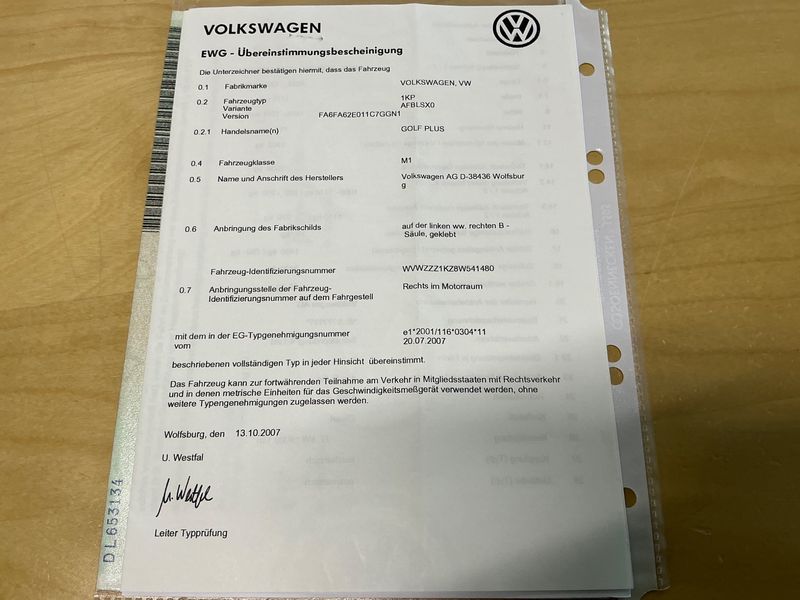 Volkswagen Golf V Plus 1.9 TDI CrossGolf 2007 – снимка 6