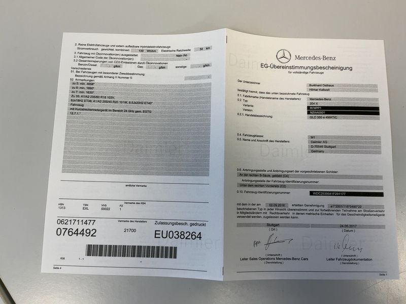 Mercedes-Benz GLC-Klasse GLC 350e 4Matic AMG Line 2017 – снимка 22
