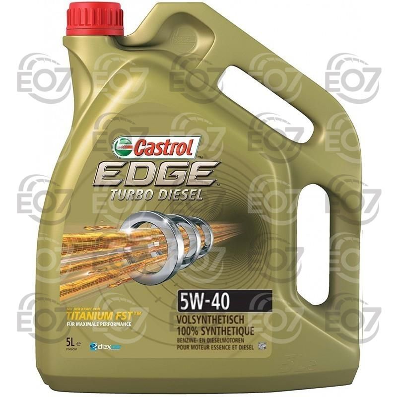CASTROL CAS5W-40TD5 МАСЛО 5L МОТОРНО Edge 5W-40 TD TITANIUM