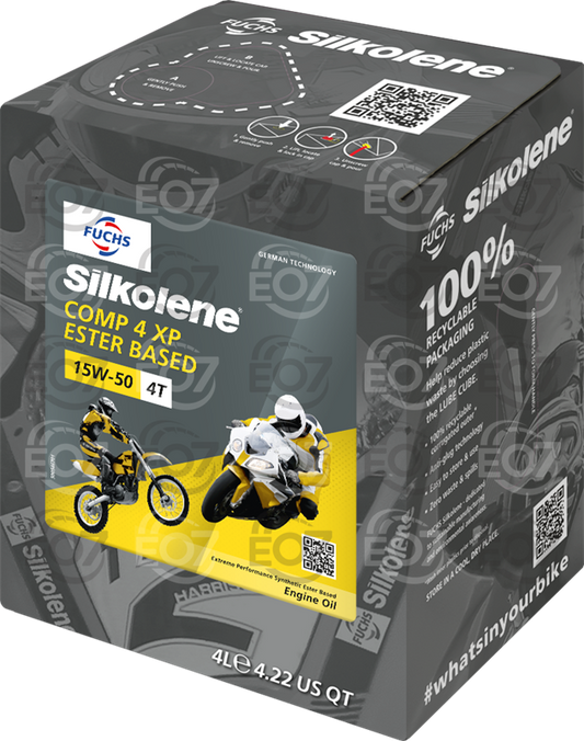FUCHS 602013705 SILKOLENE PRO 4 15W-50 XP 4-тактово масло 4L CUBE