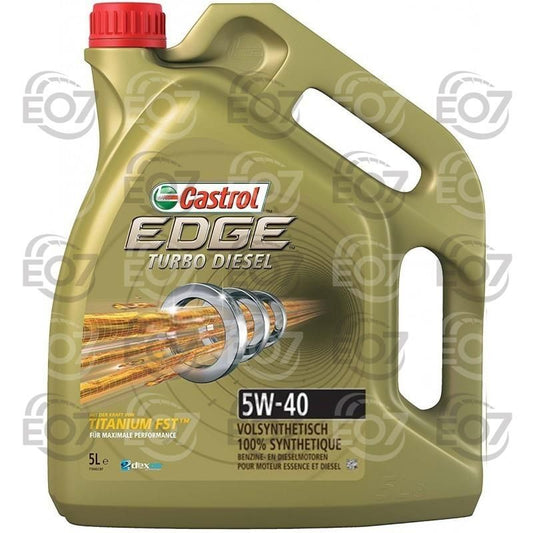 CASTROL CAS5W-40TD5 МАСЛО 5L МОТОРНО Edge 5W-40 TD TITANIUM