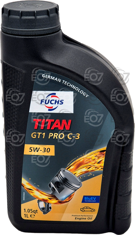 FUCHS 602009166 МАСЛО 1L МОТОРНО TITAN GT1 PRO C-3 5W-30