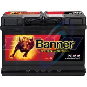 BANNER 572 12 АКУМУЛАТОР STARTING BULL 72Ah650A 278x175x190,R+