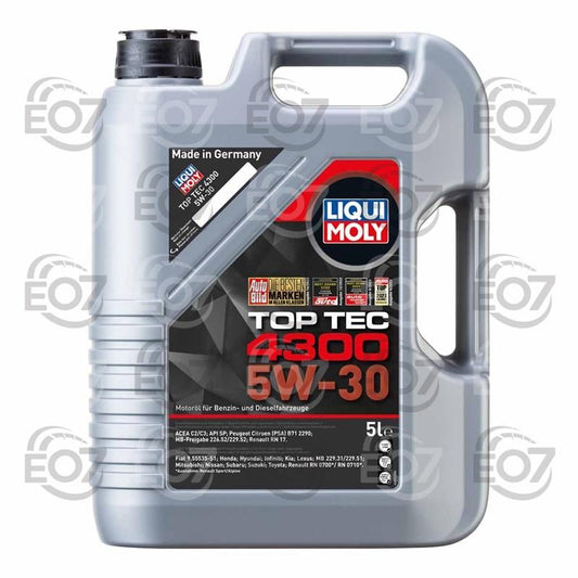 LIQUI MOLY 2324LM МАСЛО 5L МОТОРНО TOP TEC 4300 5W-30