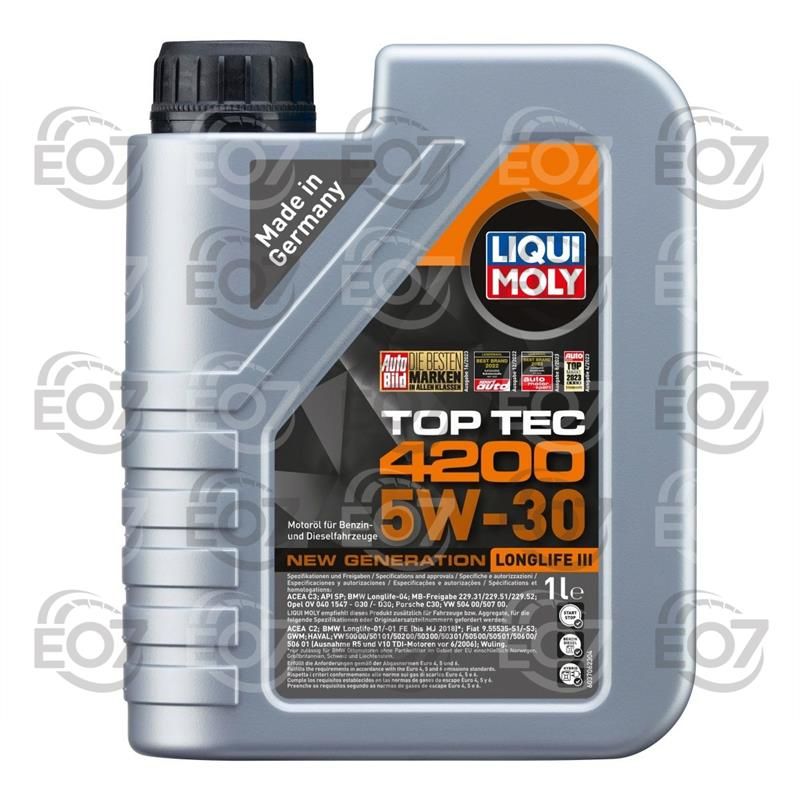 LIQUI MOLY 8972LM МАСЛО 1L МОТОРНО TOP TEC 4200 5W-30