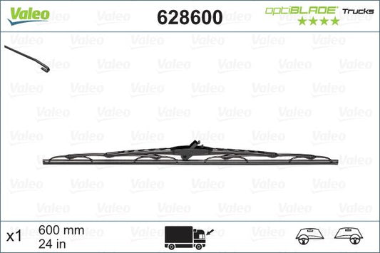 VALEO 628600 ЧИСТАЧКА ОPTIBLADE TRUCKS 60cm