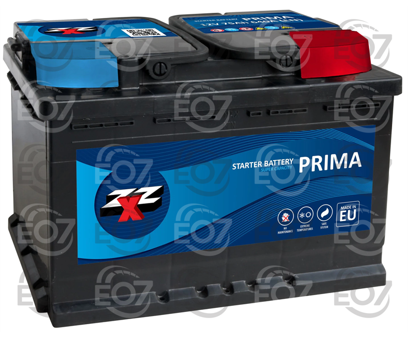ZXZ 80-720PR278-175-175R АКУМУЛАТОР PRIMA 80Ah720A B3/B4 R