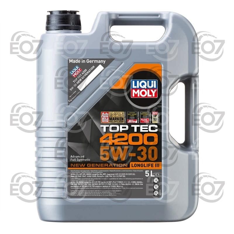 LIQUI MOLY 8973LM МАСЛО 5L МОТОРНО TOP TEC 4200 5W-30