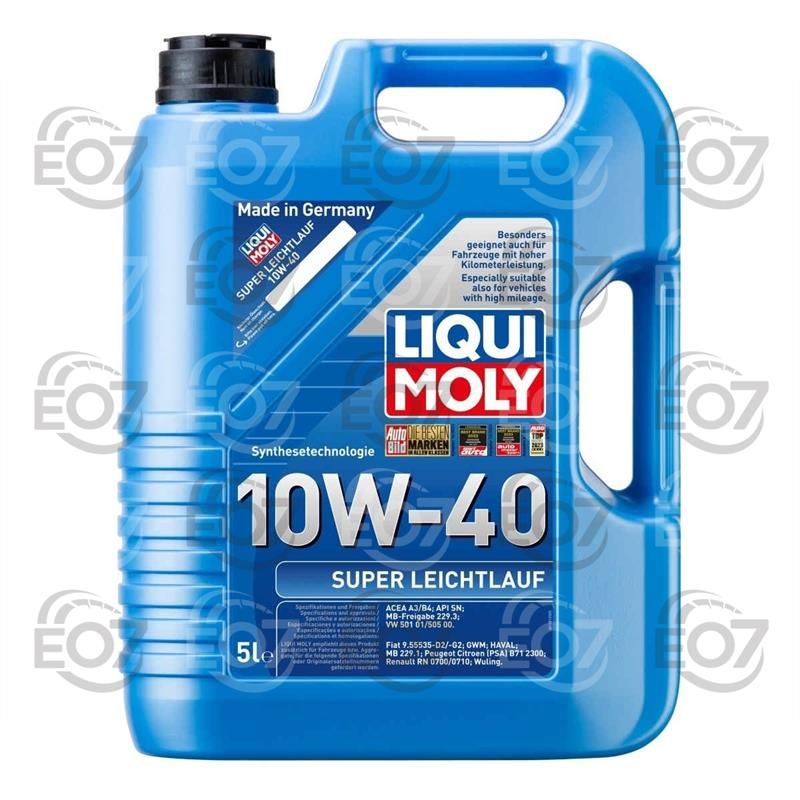 LIQUI MOLY 9505LM МАСЛО 5L МОТОРНО SUPER LEICHTLAUF 10W-40