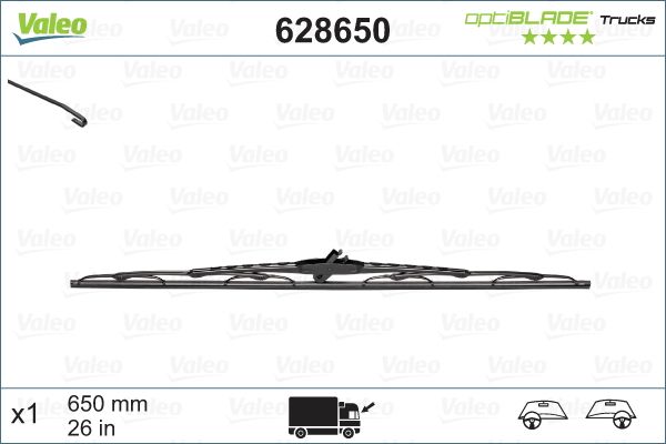 VALEO 628650 ЧИСТАЧКА ОPTIBLADE TRUCKS 65cm