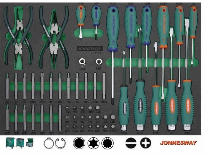 JONNESWAY D71157SV ИНСТРУМЕНТИ К-Т 57бр
