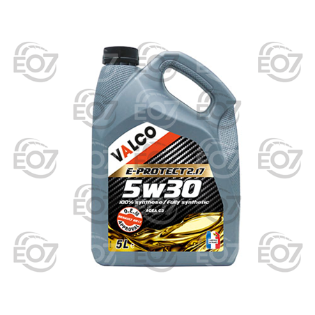 VALCO VALEPROTECT2.175W305 МАСЛО 5L МОТОРНО VALCO E-PROTECT 2.17 5W-30 C3