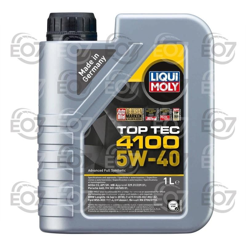 LIQUI MOLY 9510LM МАСЛО 1L МОТОРНО TOP TEC 4100 5W-40