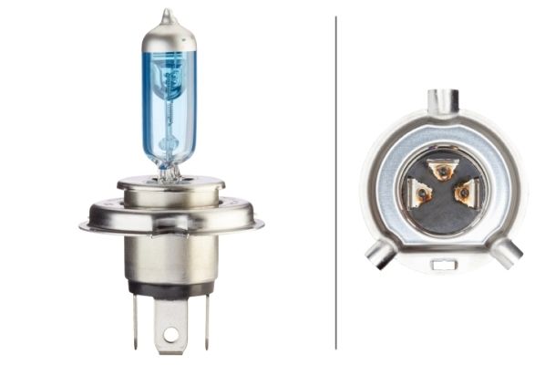 HELLA 8GJ 223 498-121 КРУШКА ХАЛОГЕННА /WHITE LIGHT/ (P43t)