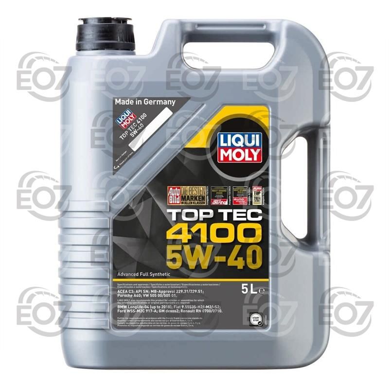 LIQUI MOLY 9511LM МАСЛО 5L МОТОРНО TOP TEC 4100 5W-40