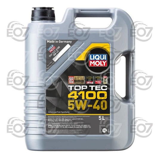 LIQUI MOLY 9511LM МАСЛО 5L МОТОРНО TOP TEC 4100 5W-40