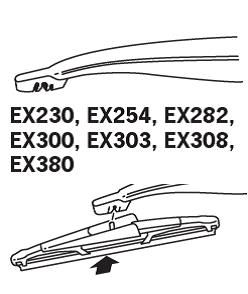 TRICO EX230 ЧИСТАЧКА ЗАДНА EXACTFIT